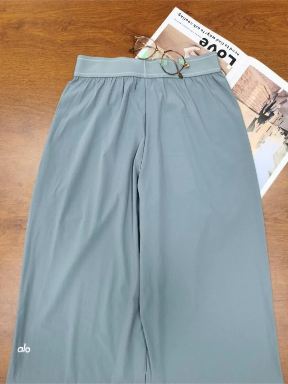 Alo Yoga Steel Gray Suit Up Trouser🌻Regular 30